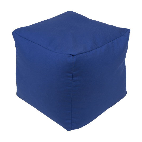 Essien Pouf- Dark Blue by Surya - Image 2